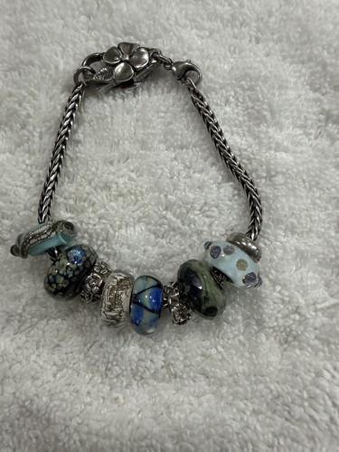 Trollbeads inch charm - ss, 7.5