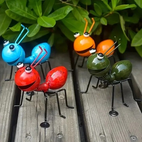 Metal ant sculpture - sculpture, indoor