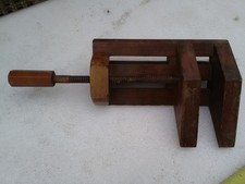 Antique Vice Held Wooden