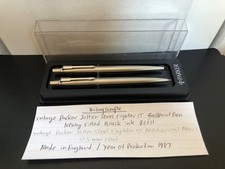 Vintage Parker Jotter Steel