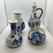 4 x Delft Blue & White