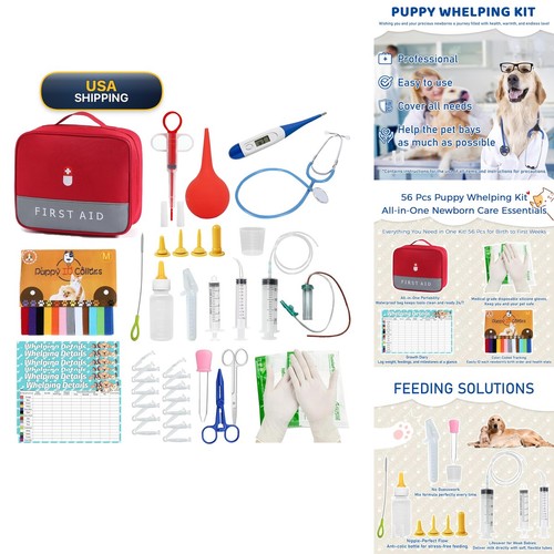 Puppy whelping kit - whelping, kit,