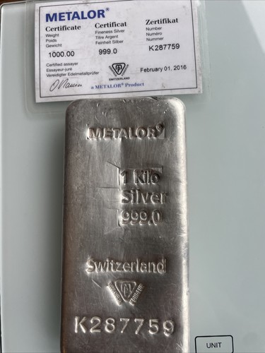Metalor 1kg silver - metalor,