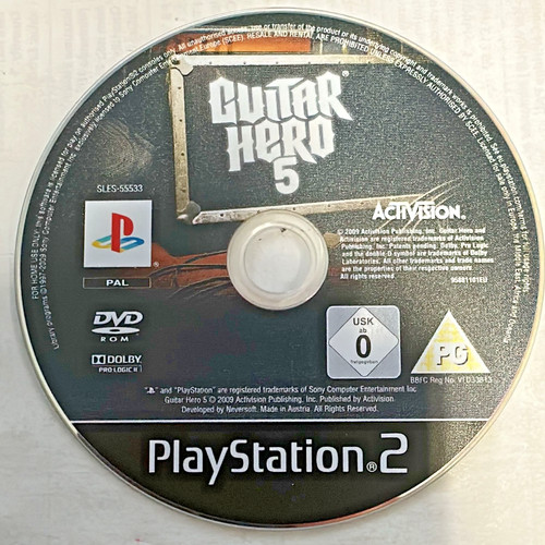 Ps2 guitar hero - guitar, 5