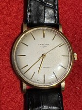 9 CT SOLID GOLD HALLMARKED BENSON GENTS MANUAL WATCH.USED