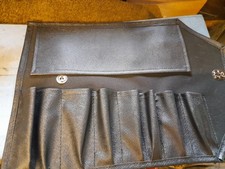 NEW TOOL ROLL FOR VINTAGE CAR TOOLKIT. AUSTIN PATTERN IN BLACK