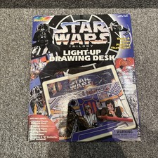 Star Wars Trilogy Light-Up Drawing Desk by RoseArt New Other 1996