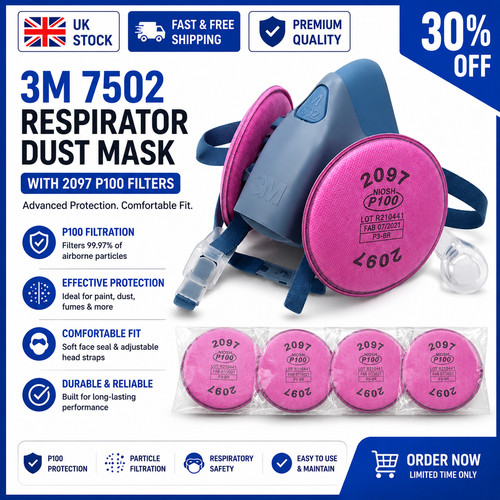 7502 spray paint dust mask - 3m,