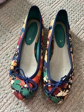 French Sole ballet flats in Liberty fabric 38 5 lady girl shoe holiday slip on x