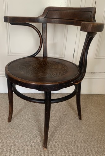 Antique bentwood armchair - antique,