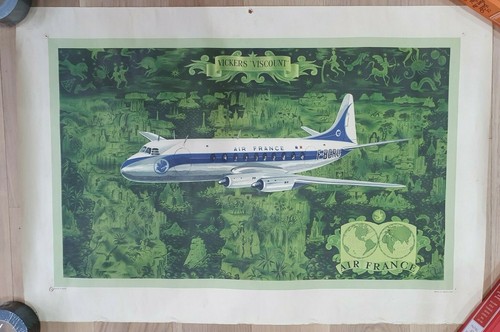 Original air france vickers - air,