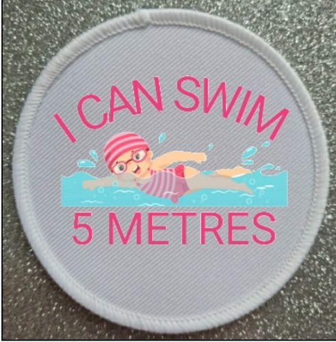 Inch metres swimming award - metres,