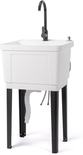 Utility sink laundry tub with - utility,