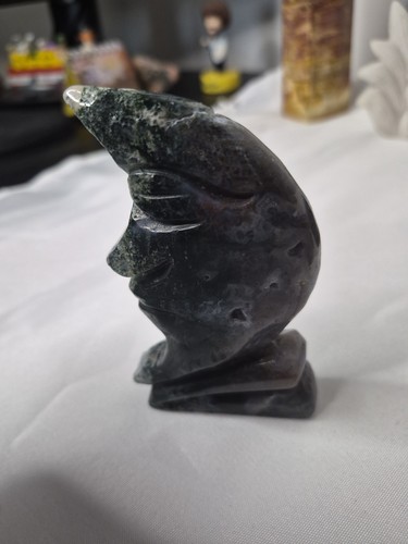 Moss agate moon - moss,