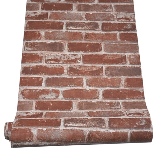 Red brick wallpaper - red,