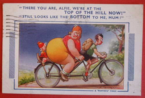 Saucy bamforth comic cycling - saucy,