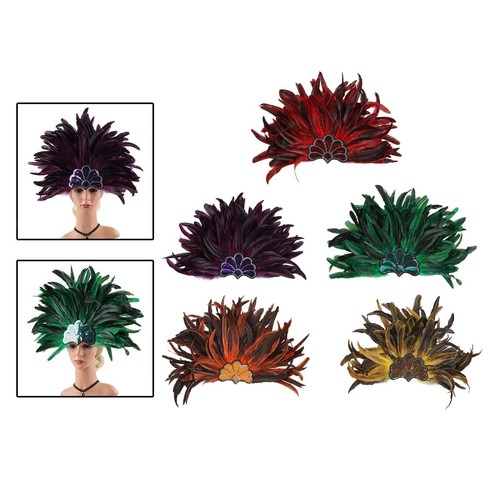 Feather headpiece costume - headpiece,