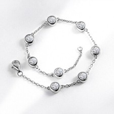 1ct Tennis Bracelet Silver