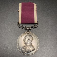 Original WW1 GV Silver Long Service Medal R-14000 SJT.J.Johnston A.S.C.