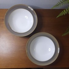 2 x Denby Truffle Rimmed Bowls