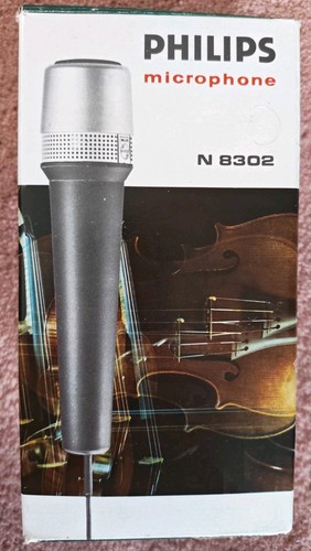 Phillips vintage microphone - phillips,