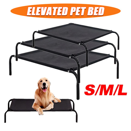 Elevated raised dog bed - dog, pet