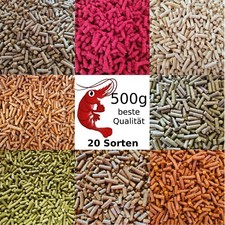 (€31.98/kg) 500g food sticks for shrimp, crabs/20 varieties/sticks pellets