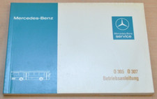 Mercedes Benz Omnibus Bus O 305 307 Motor 407 Elektrik Betriebsanleitung 1978