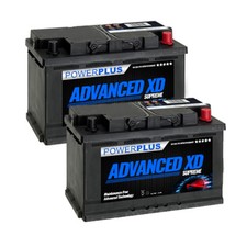 2 X FORD TRANSIT BATTERY 12v