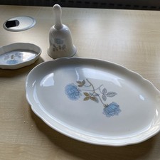 Wedgewood Ice Rose Dish, bell