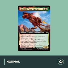 MTG | Red XIII, Proud Warrior | FINAL FANTASY | EXTENDED ART | NM | EN | MAGIC