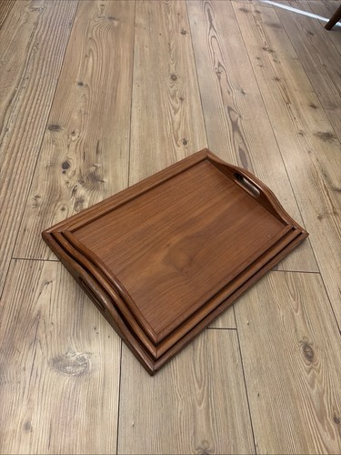 Vintage teak nesting serving - nesting,