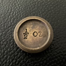 Antique Brass 1/2 Oz. Weight