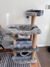 Cat Tree - Grey Smudge Multi