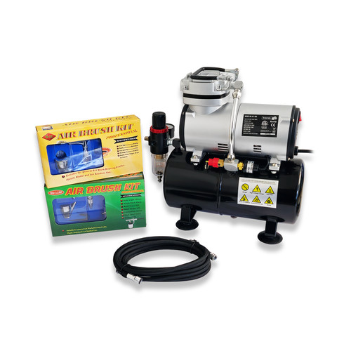 Airbrush kit air - air, compressor