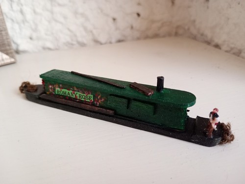Handmade wooden narrow boat - wooden, /