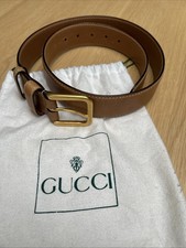 Gucci Vintage Tan Leather Belt