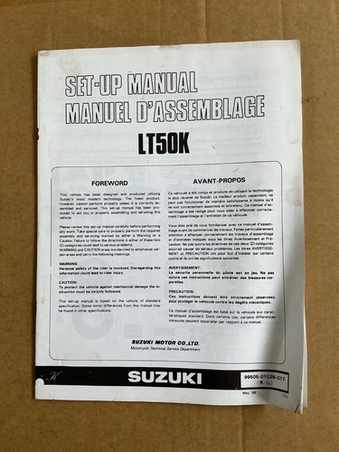 Nos genuine suzuki workshop - genuine,