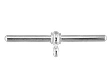 Sterling Silver Solid T-bar 