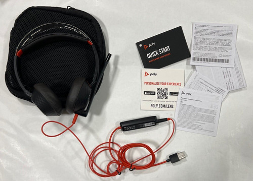 Poly blackwire 5220 wired - poly,
