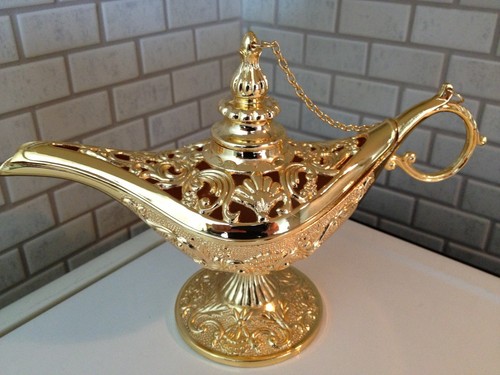 Aladdin genie lamp - lamp, aladdin's