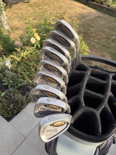 Ping green dot iron set - green,