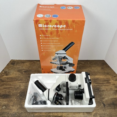100x 2000x compound microscope - 100x-2000x,