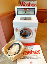 Casdon Boxed Vintage Toy Electric Washing Machine with Instructions 1970s