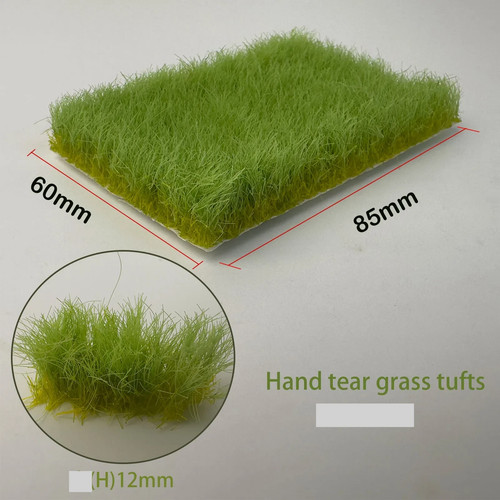 12mm static grass cluster - static,