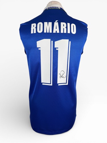 Signed romario shirt brazil - romario,
