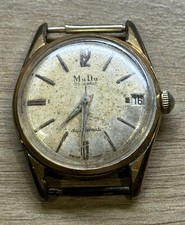 Vintage MuDu Gold Plated Mens