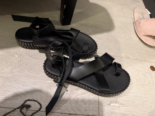 River island leather strappy - island,