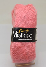 8 X 40 g Emu Mystique Acrylic And Mohair Yarn wool knitting Coral Mist PINK