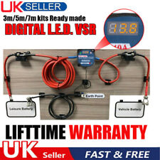Split Charge Battery Relay Kit 12V 140A Digital VSR Sense Camper Van Ready Made